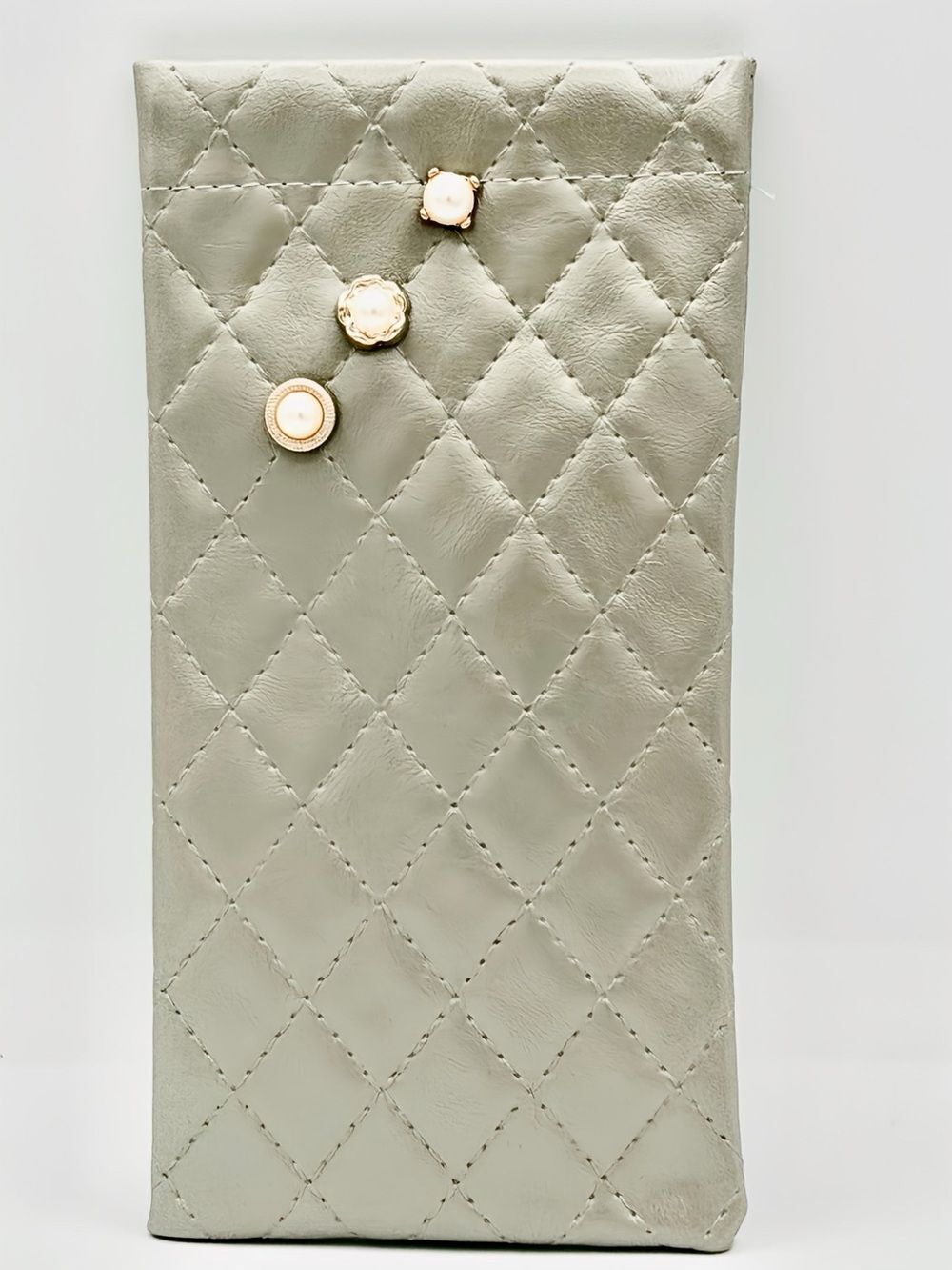 NWT EYEGLASS CASE W/PINS LISTING FOR SAGE GREEN 01 EBONY &PINK SEPARATE LISTINGS